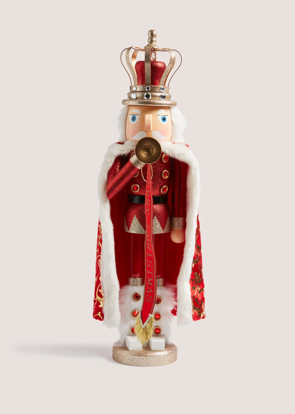 Flag Christmas Nutcracker (13.5cm x 13cm x 54cm) Image 1