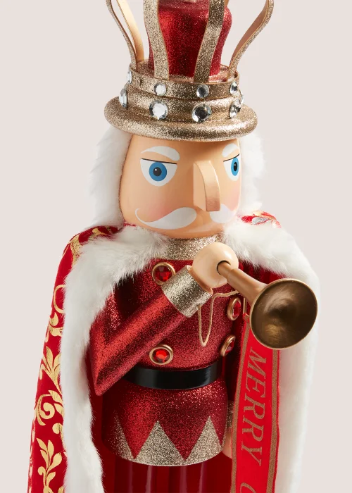 Flag Christmas Nutcracker (13.5cm x 13cm x 54cm) Image 2