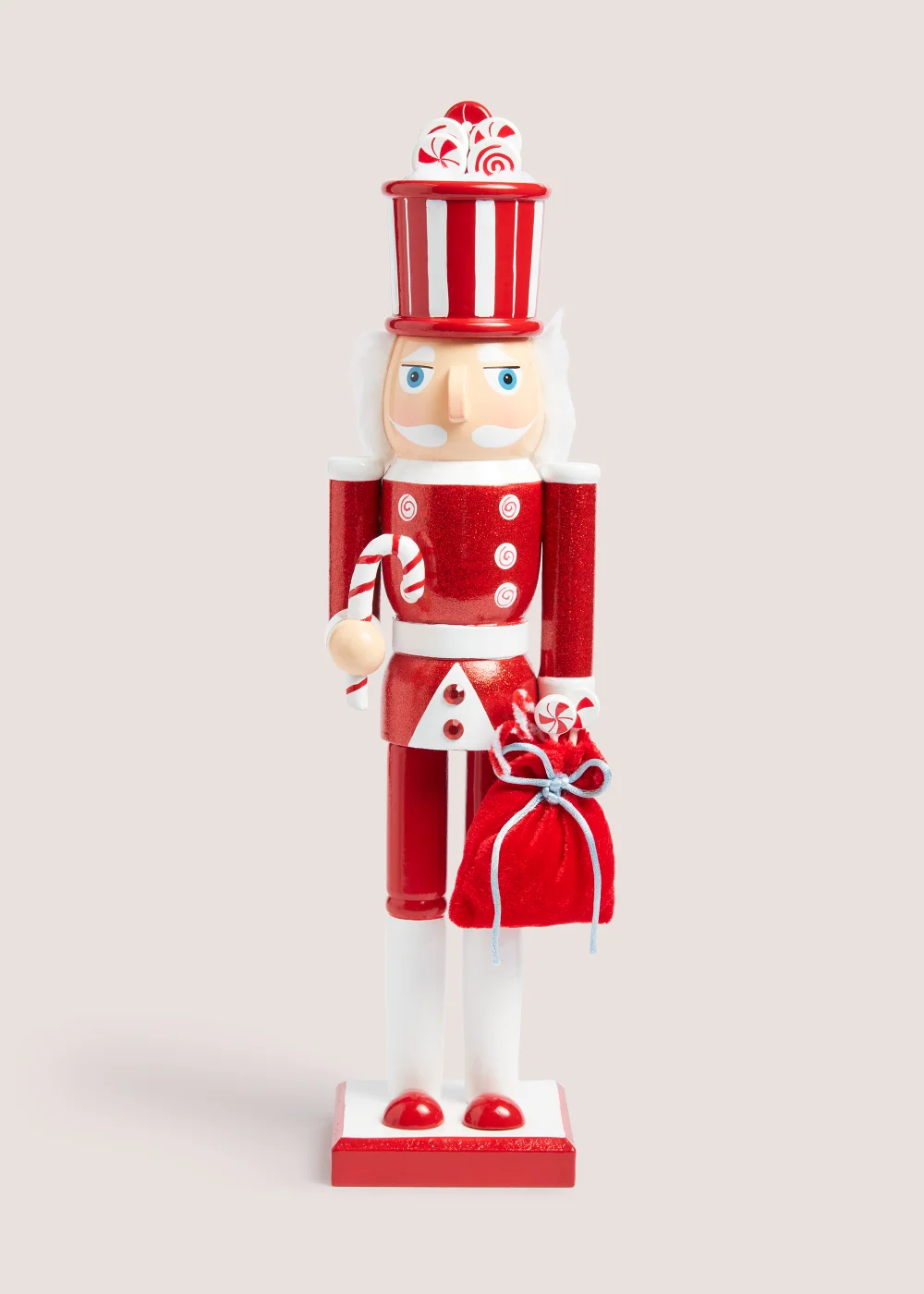 Red Sweet Nutcracker (10cm x 8cm x 40cm) Image 1