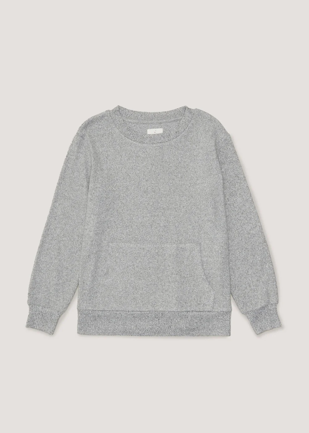 Grey Marl Lounge Top - Small Image 4