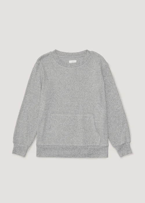 Grey Marl Lounge Top - Small Image 4