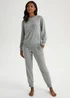 Grey Marl Lounge Top - Small Image 3