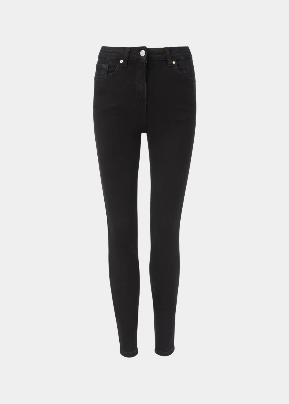 April Black Skinny Jeans (Long Length) - 8/L33 Image 5
