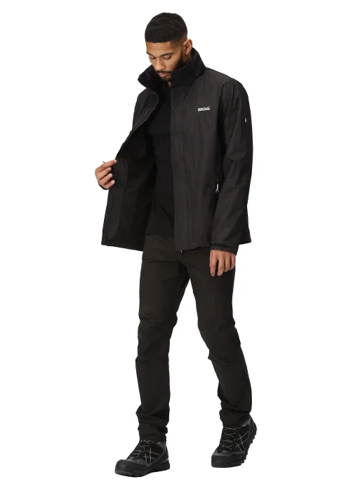 Regatta Matt Black Jacket - S Image 2
