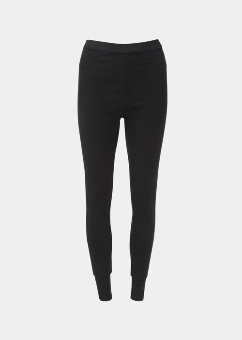 Rosie Black Pull On Jeggings (Long Length) - 8/L33 Image 5