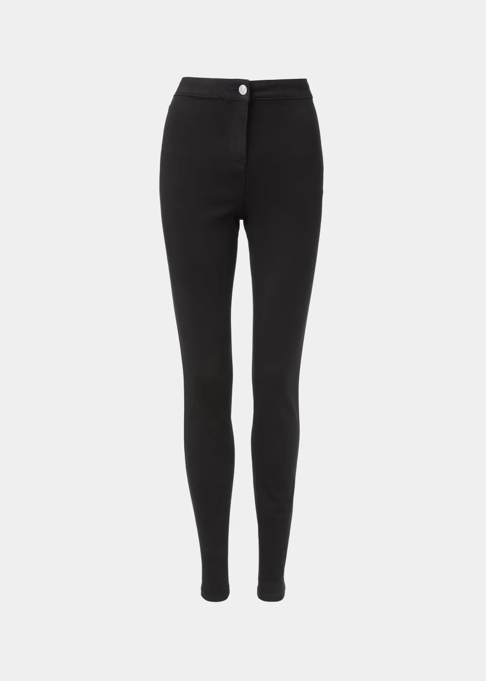 Jessie Black High Waisted Skinny Jeans (Long Length) - 8/L33 Image 5