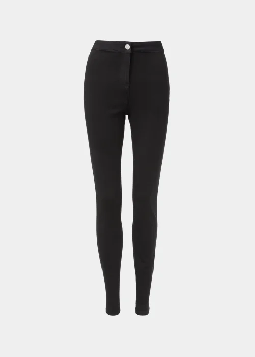 Jessie Black High Waisted Skinny Jeans (Long Length) - 8/L33 Image 5