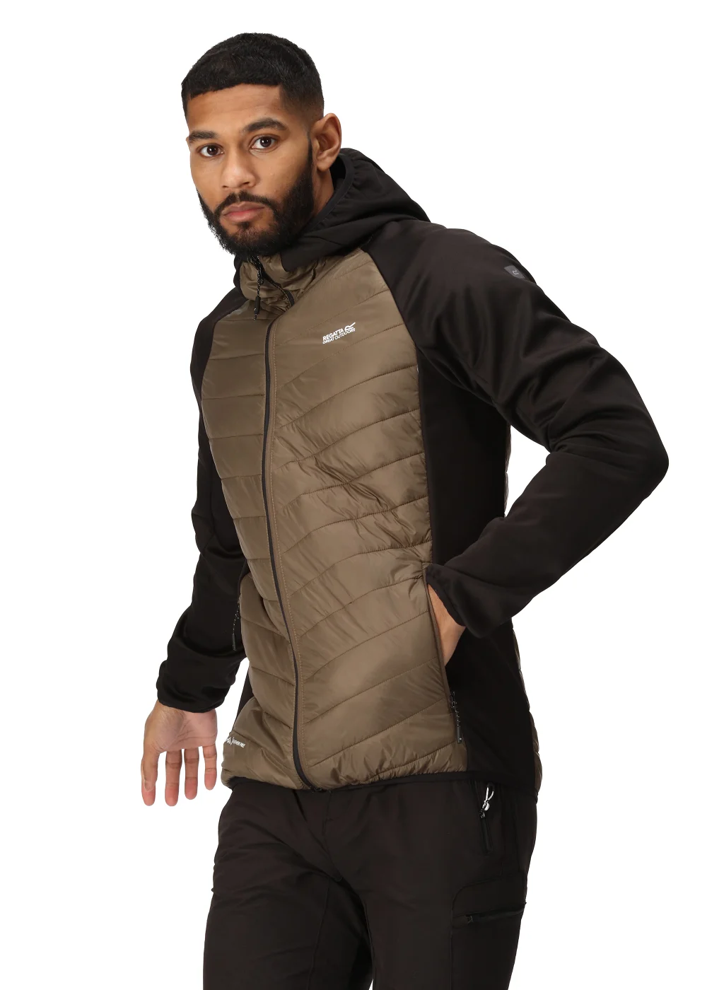 Regatta Brown Andreson VII Hybrid Jacket - S Image 1