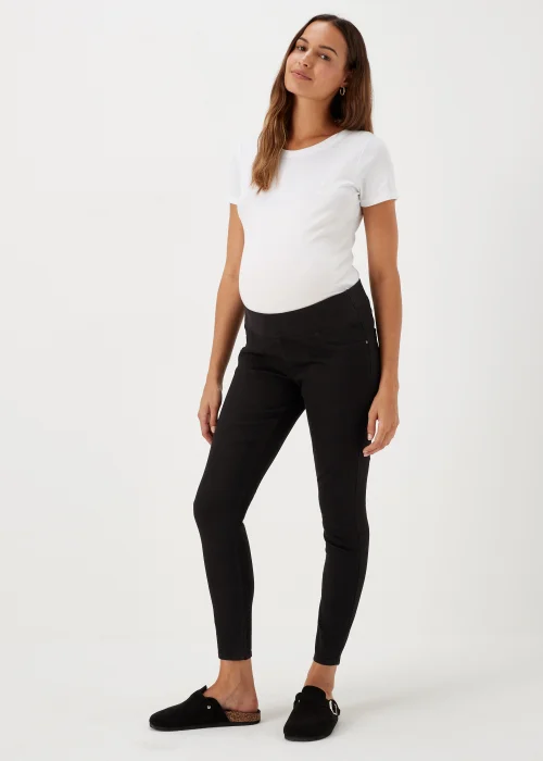 Maternity Rosie Black Under The Bump Jeggings - 8/L29 Image 1