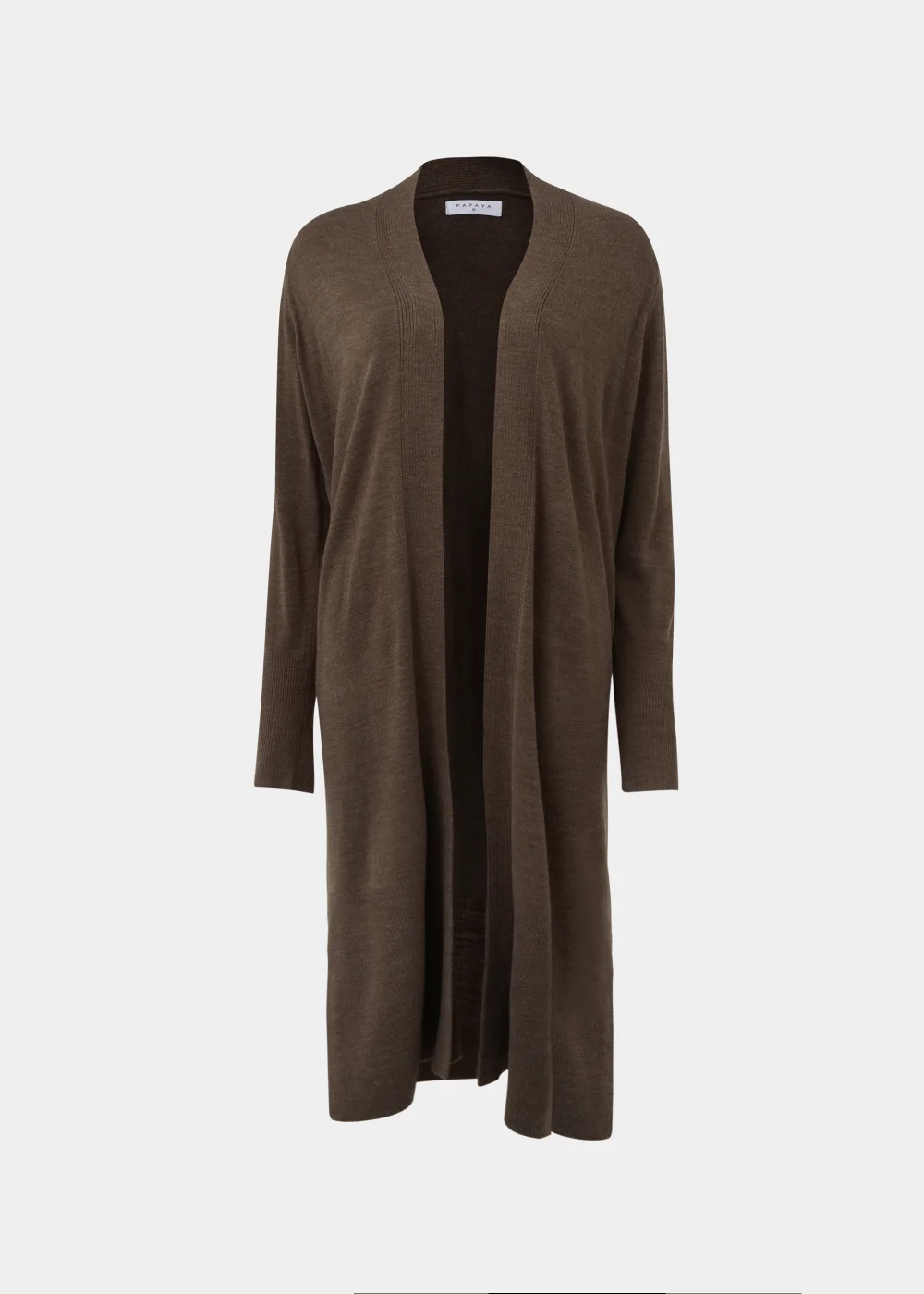 Papaya Petite Brown Longline Cardigan - XS Image 5