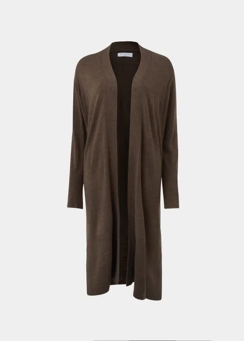Papaya Petite Brown Longline Cardigan - XS Image 5