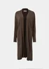 Papaya Petite Brown Longline Cardigan - XS Image 5