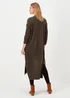 Papaya Petite Brown Longline Cardigan - XS Image 2