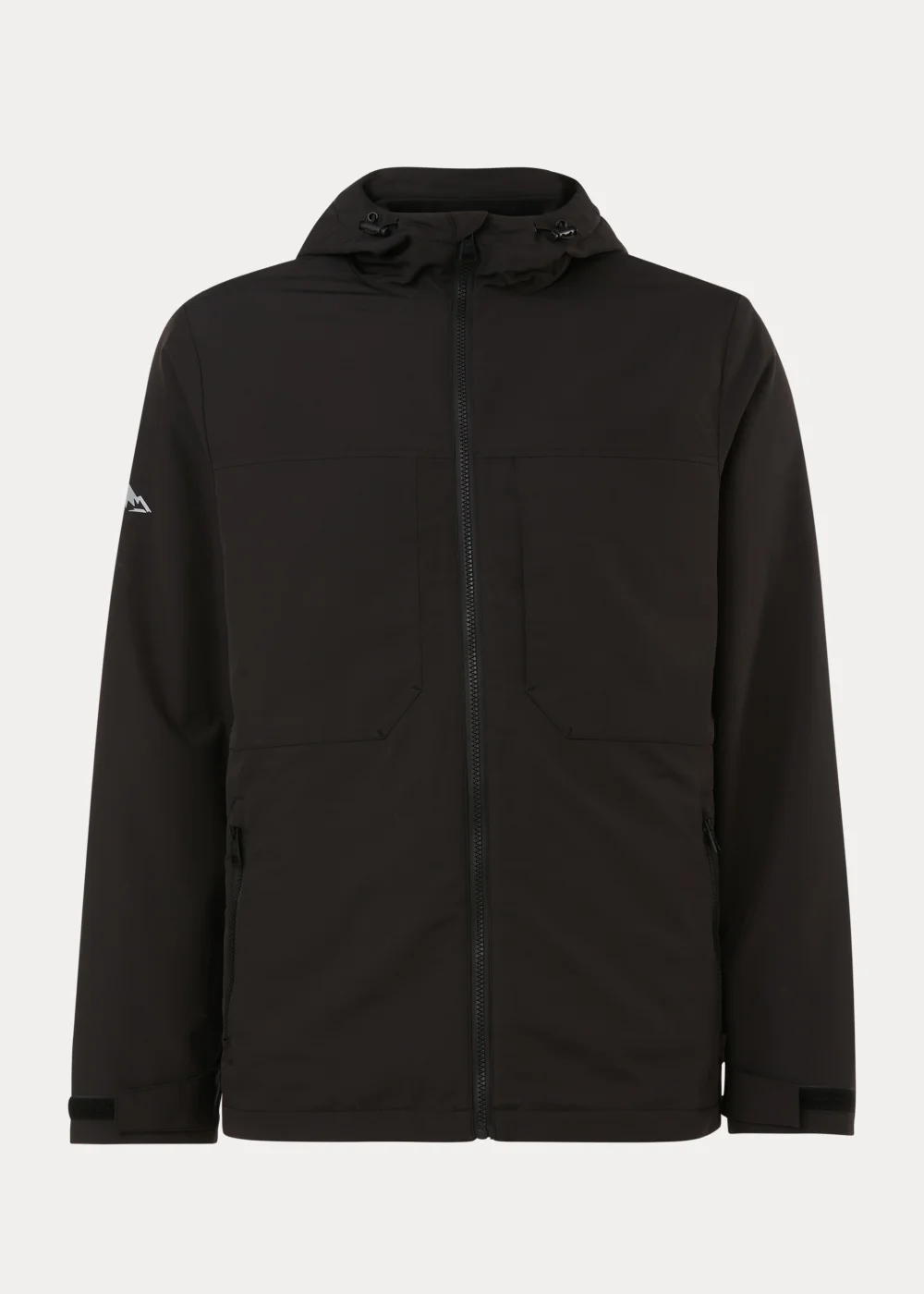 Black Showerproof Fleece Windbreaker - S Image 5
