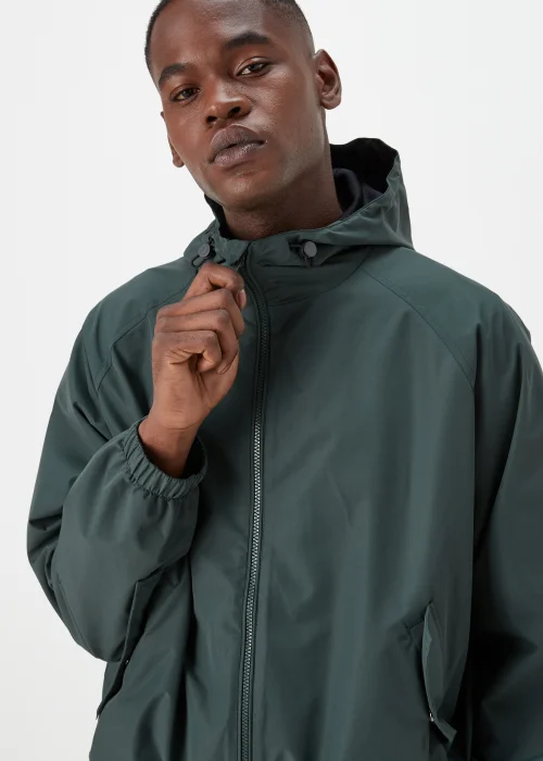 Green Hooded Bomber Jacket - S Image 3