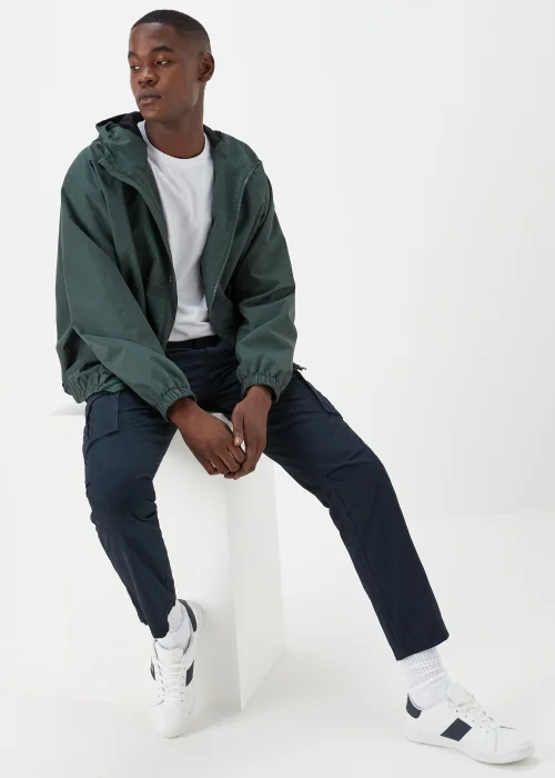 Green Hooded Bomber Jacket - S Image 4