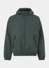 Green Hooded Bomber Jacket - S Image 5