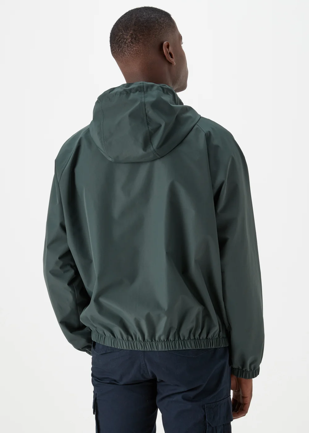 Green Hooded Bomber Jacket - S Image 2