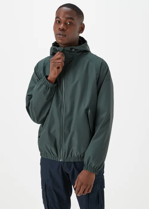 Green Hooded Bomber Jacket - S Image 1