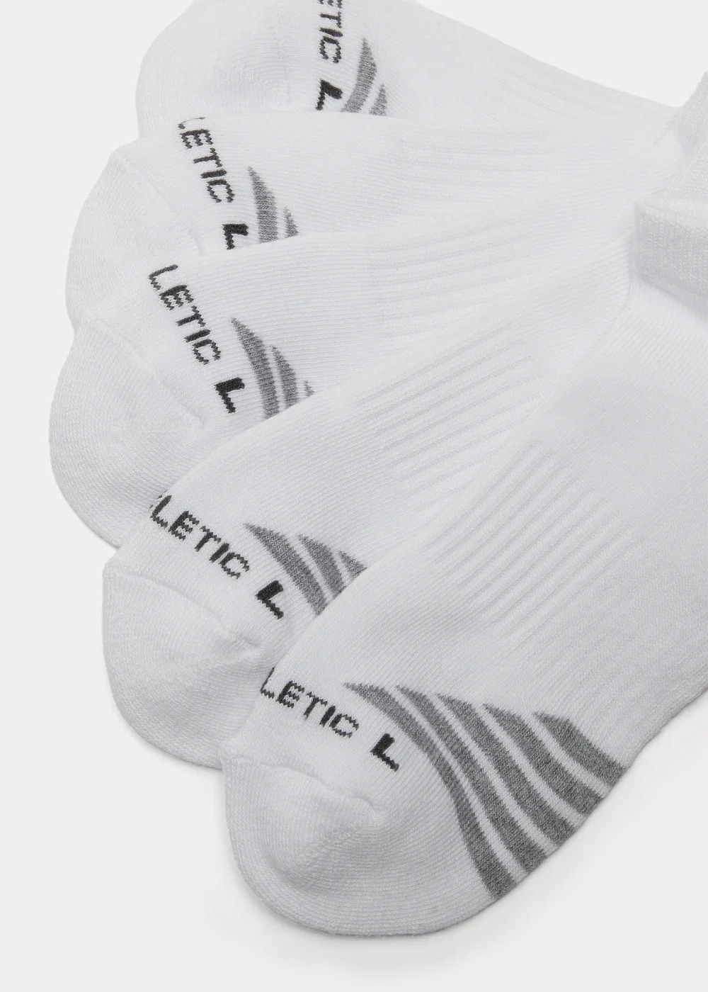US Athletic 5 Pack White Sports Socks - 6-8.5 Image 2