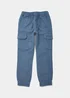 Boys Blue Knitted Cargo Trousers (4-13yrs) - Age 4 Years Image 1