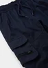 Boys Navy Cargo Trousers (9mths-6yrs) - Age 9 - 12 Months Image 2