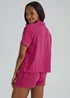 Pink Double Cloth Short Pyjama Set - Size 8 Image 2