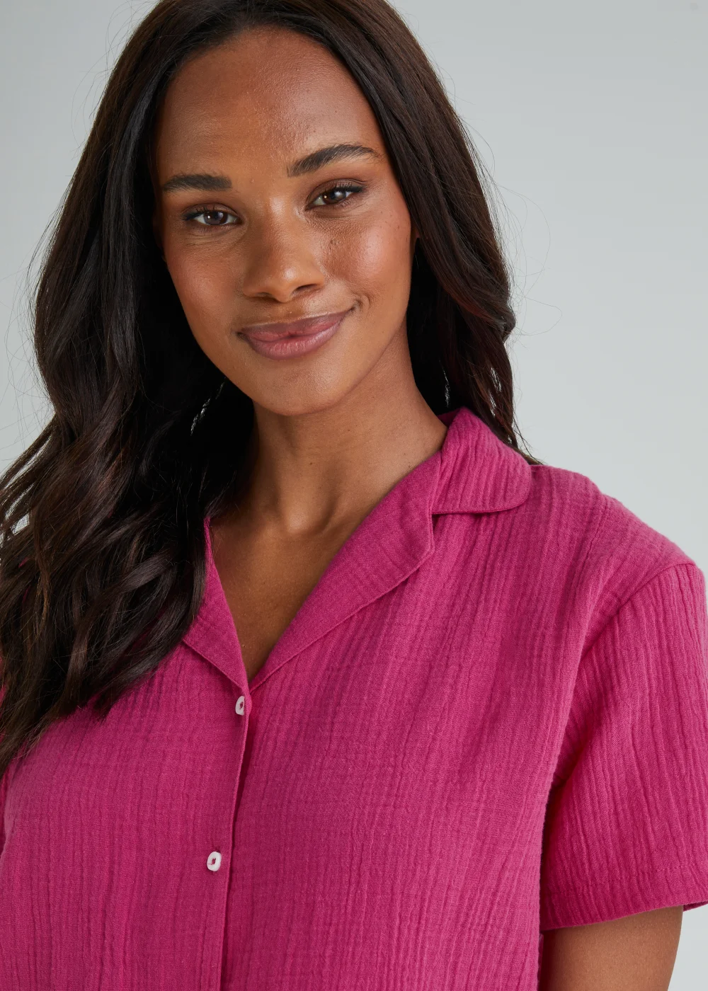 Pink Double Cloth Short Pyjama Set - Size 8 Image 3