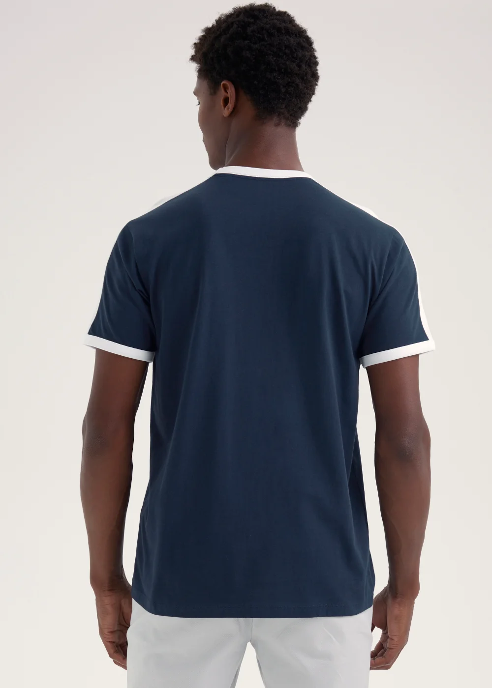 Navy Panel T-Shirt - S Image 2