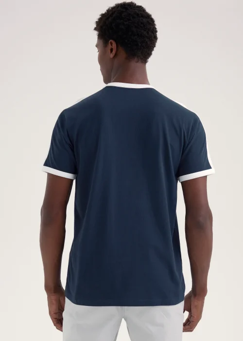 Navy Panel T-Shirt - S Image 2
