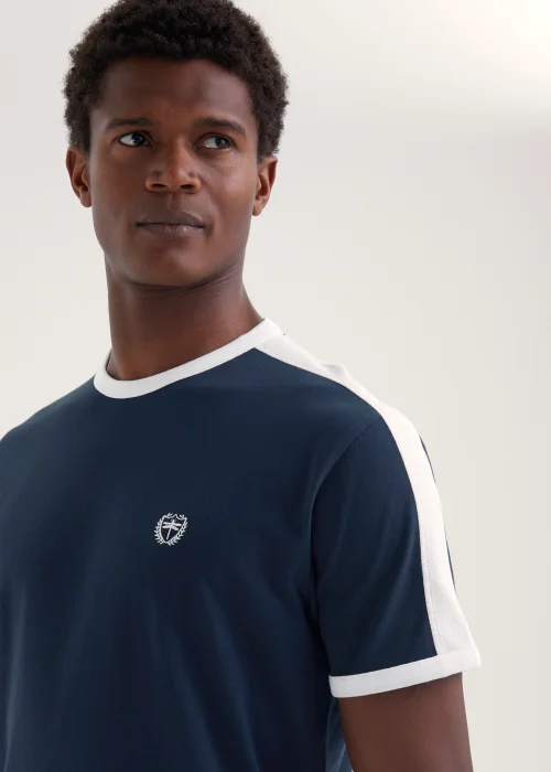 Navy Panel T-Shirt - S Image 3