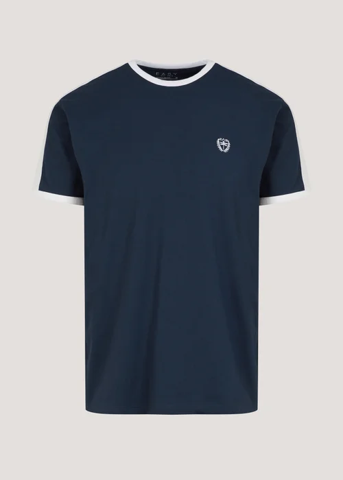 Navy Panel T-Shirt - S Image 5