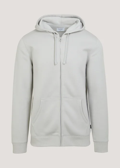 Grey Zip Up Hoodie - S Image 5