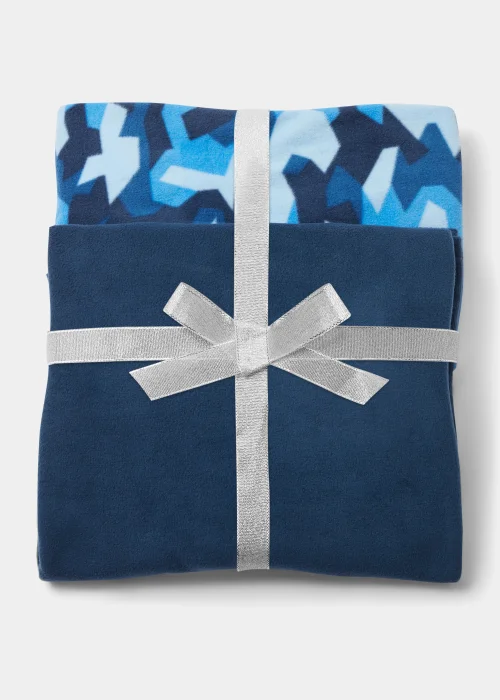 Boys Blue Dinosaur Microfleece Bundle Pyjama Set (5-13yrs) - Age 5 Years Image 1