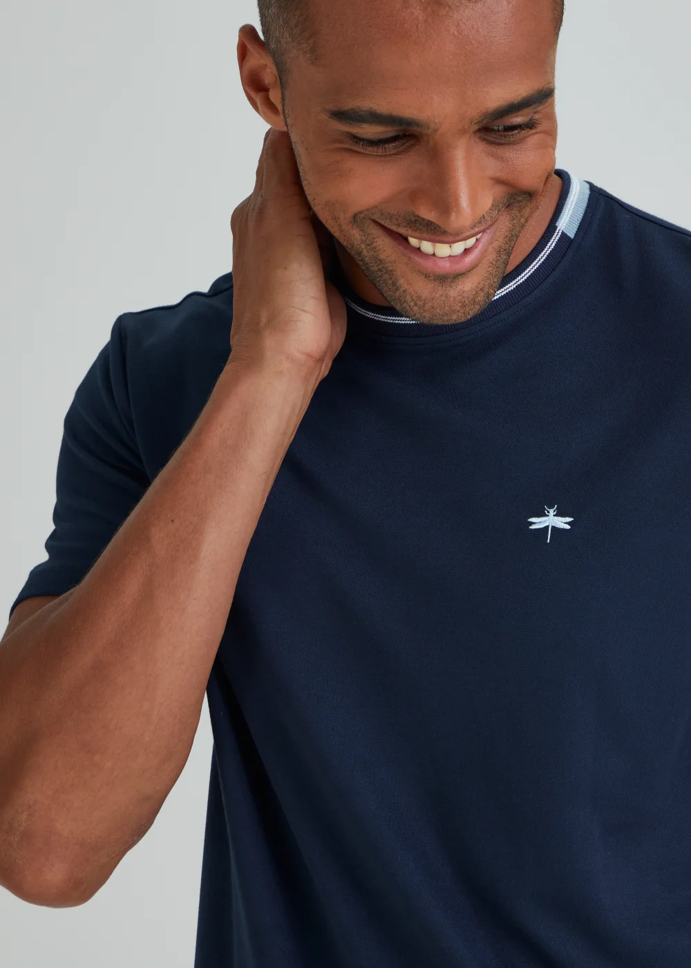 Navy Modal T-Shirt - S Image 3