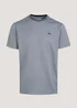 Grey Modal Tipped T-Shirt - Small Image 5