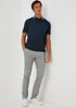 Navy Modal Polo Shirt - S Image 4