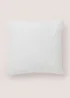 White Geo Pinsonic Cushion (40cm x 40cm) Image 1