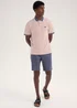 Pink Tipped Polo Shirt - S Image 4