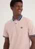 Pink Tipped Polo Shirt - S Image 3