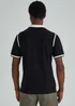 Black Panel Polo Shirt - S Image 2