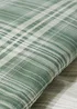 Green Fine Check Duvet Cover - Single Image 2