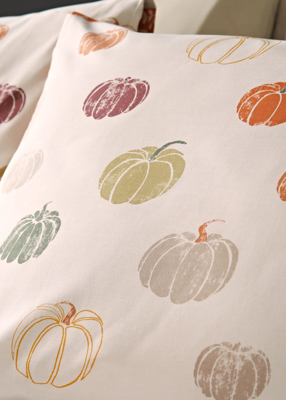 Orange Pumpkin Duvet Cover - Single Image 2