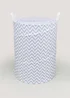 Grey Pop Up Laundry Basket Image 1