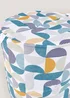 Multicoloured Print Pop Up Laundry Basket (55cm x 42cm x 42cm) Image 2