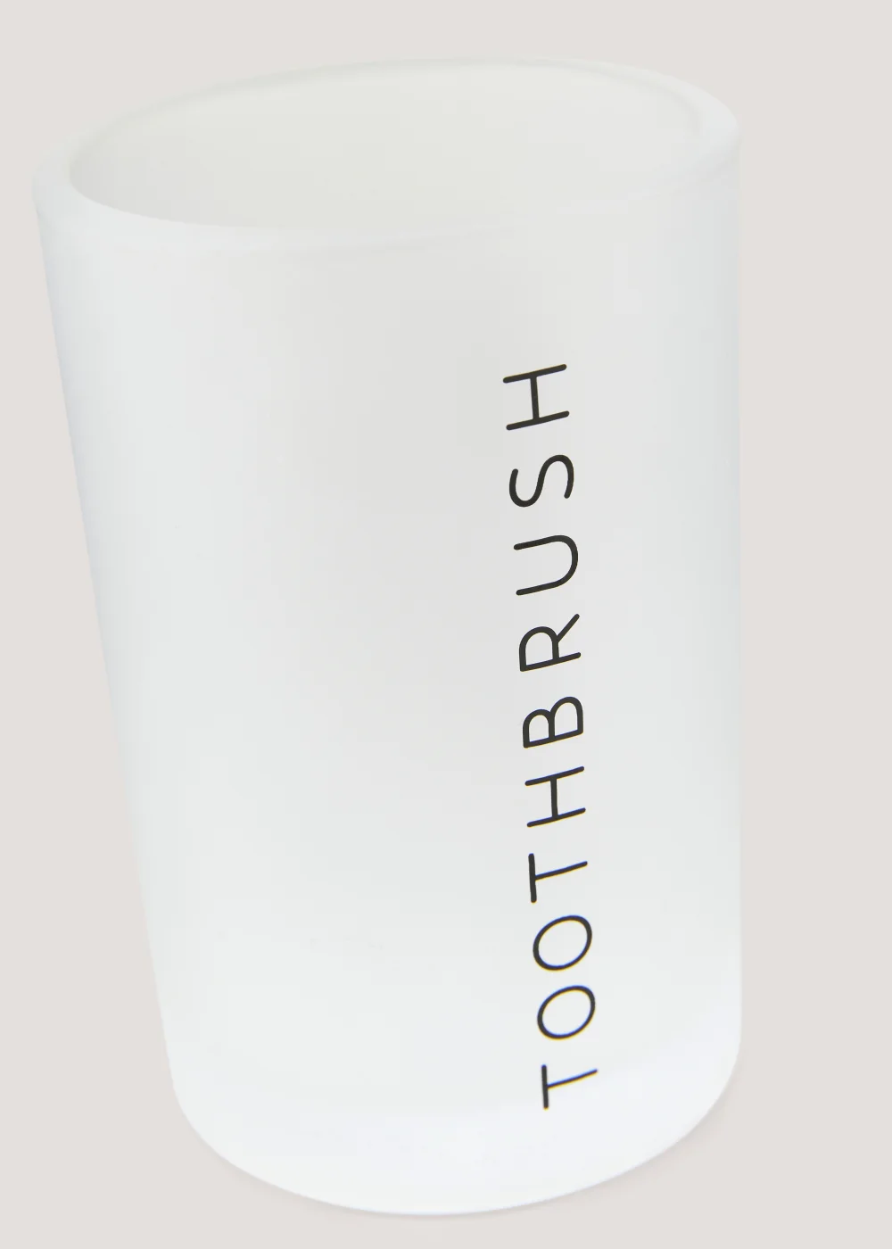 Frosted Bathroom Tumbler (11cm x 7.5cm x 7.5cm) Image 2