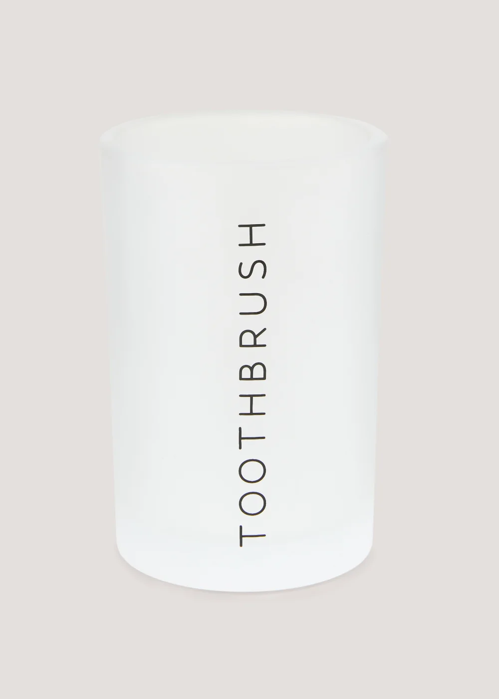 Frosted Bathroom Tumbler (11cm x 7.5cm x 7.5cm) Image 1
