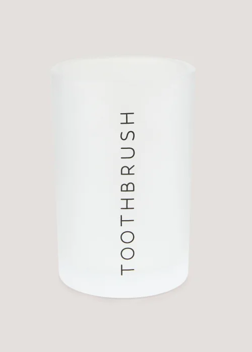 Frosted Bathroom Tumbler (11cm x 7.5cm x 7.5cm) Image 1