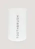Frosted Bathroom Tumbler (11cm x 7.5cm x 7.5cm) Image 1