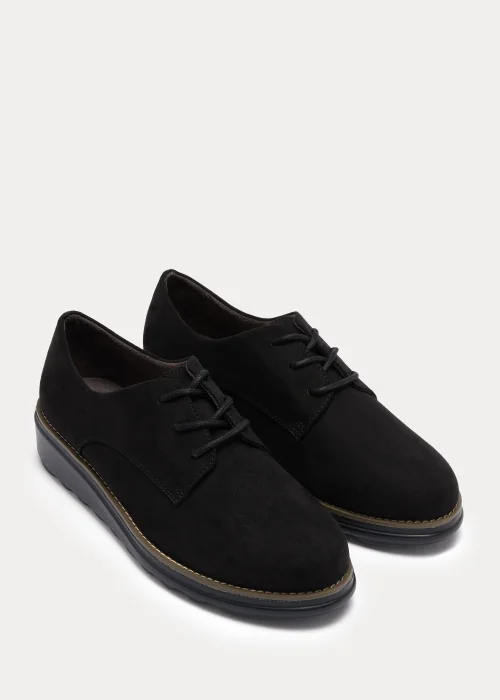 Soleflex Black Lace Up Shoes - Size 3 Image 1